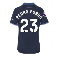 Tottenham Hotspur Pedro Porro #23 Auswärtstrikot Frauen 2023-24 Kurzarm